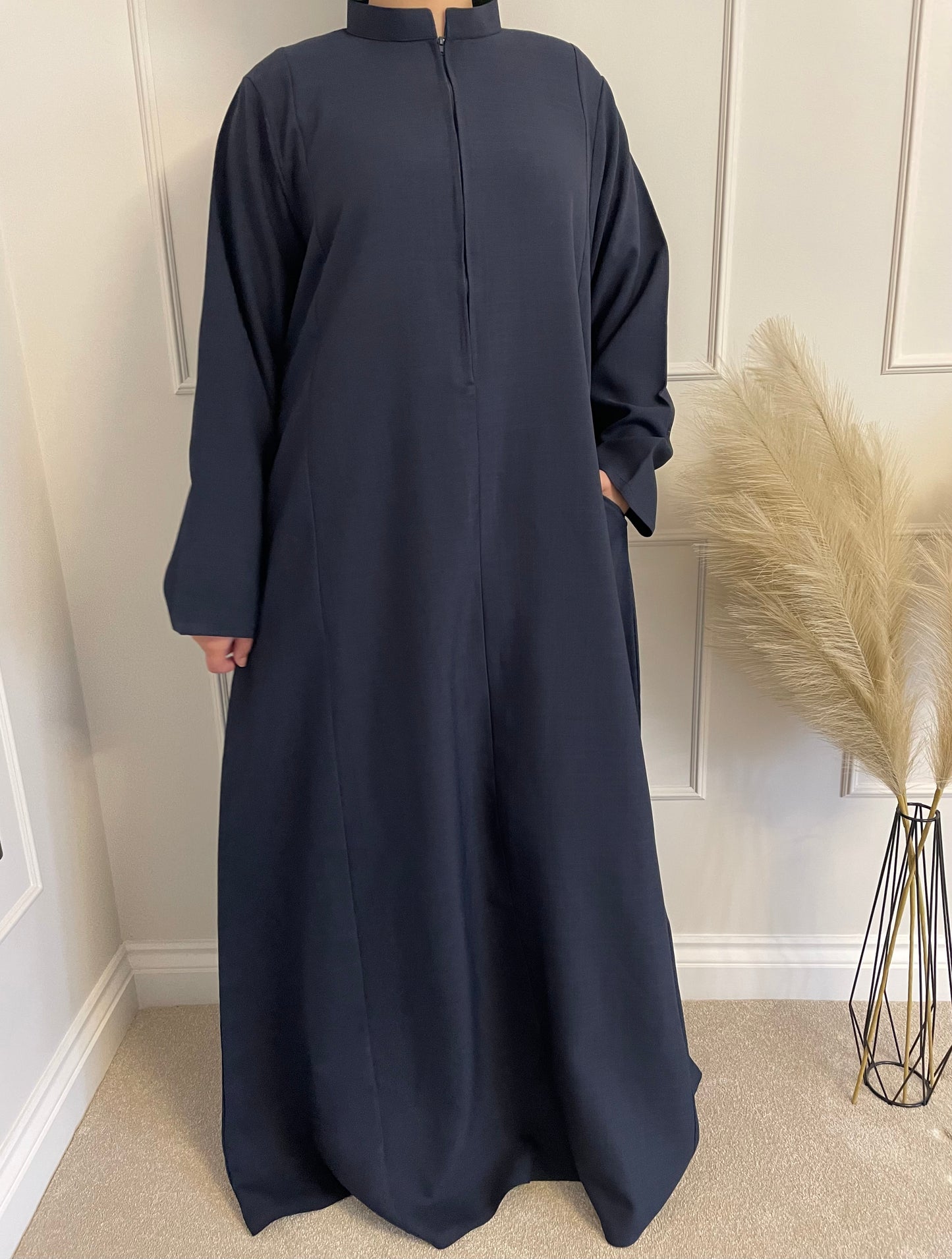 Basic Blue Abaya